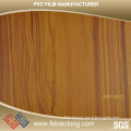 Welcome your own design Customized wood grain plastic pvc laminate film